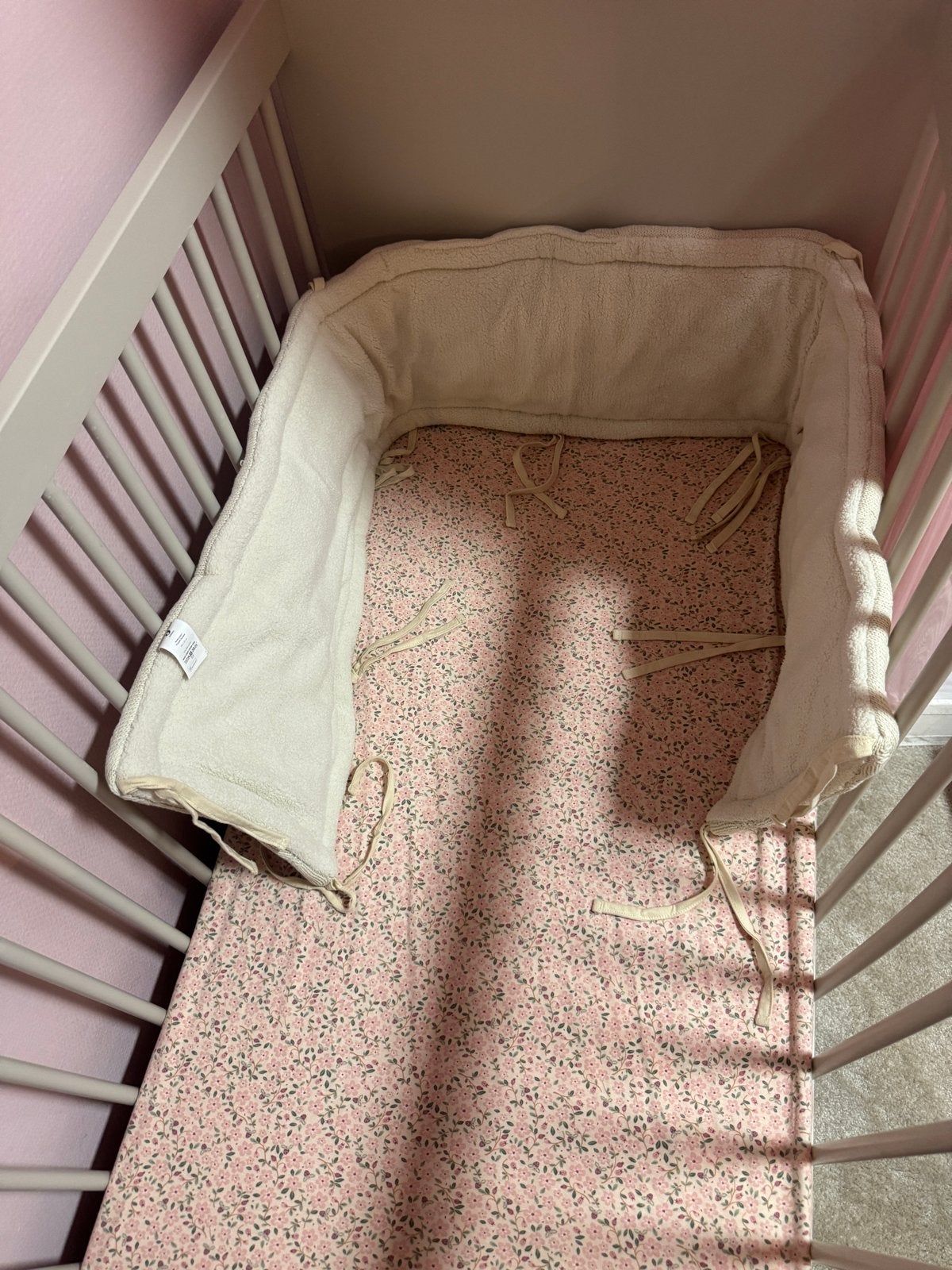 Jolee baby bumper - Zachte bedomrander voor ledikant, Gebruikt, Jongetje of Meisje, Ophalen of Verzenden, Bedomrander