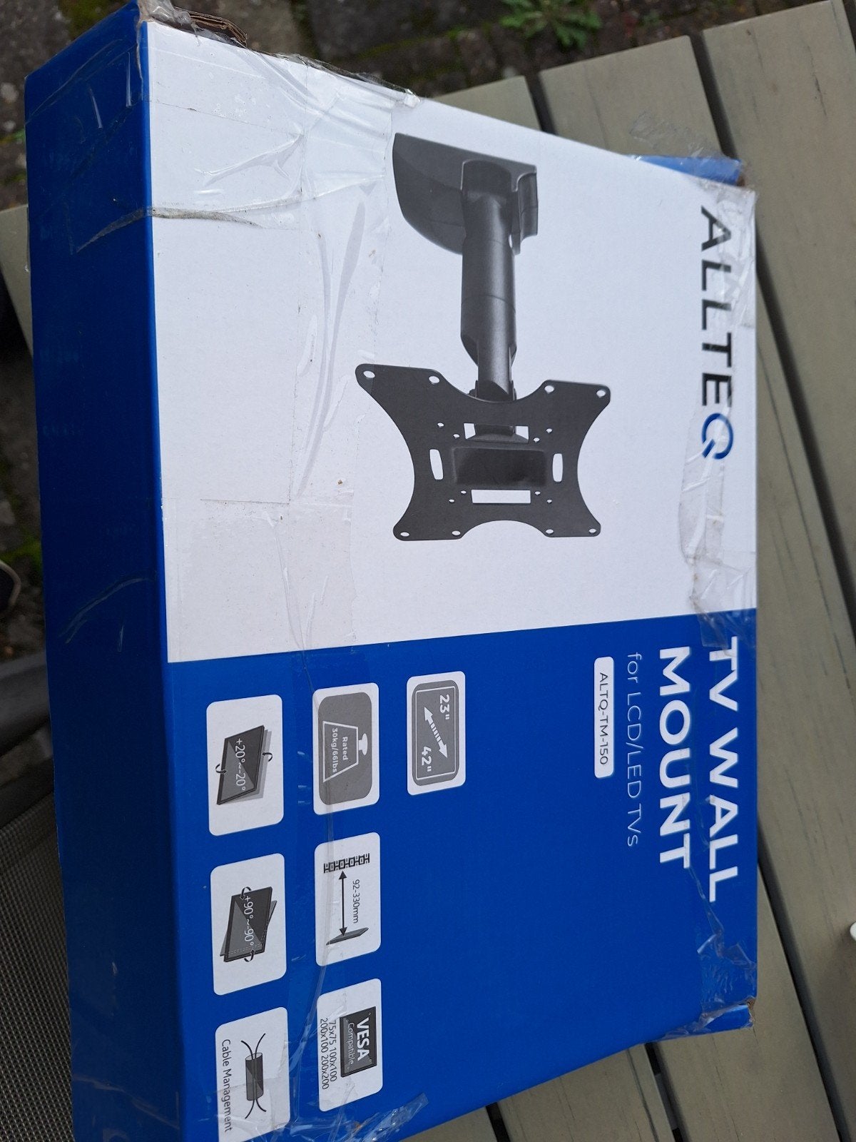 alteq tv wandhouder, Audio, Tv en Foto, Ophalen