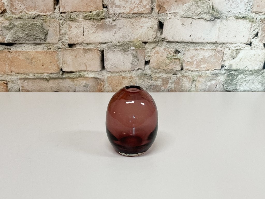 Krosno Egg Shape vaas bij TheReSales, Ophalen, Paars, Glas, 11 cm