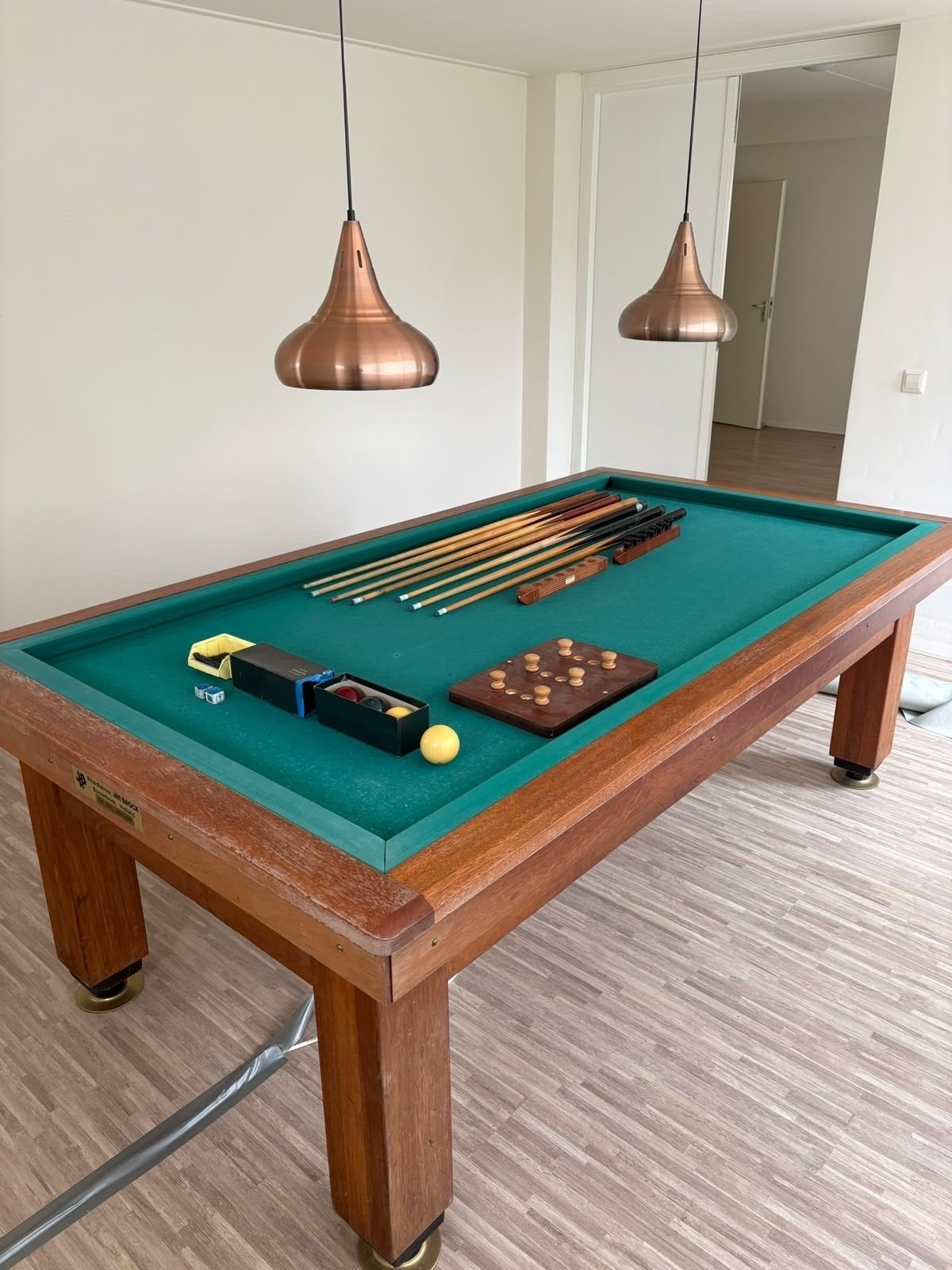 Mooie Biljarttafel, Ophalen, Zo goed als nieuw, Biljarttafel