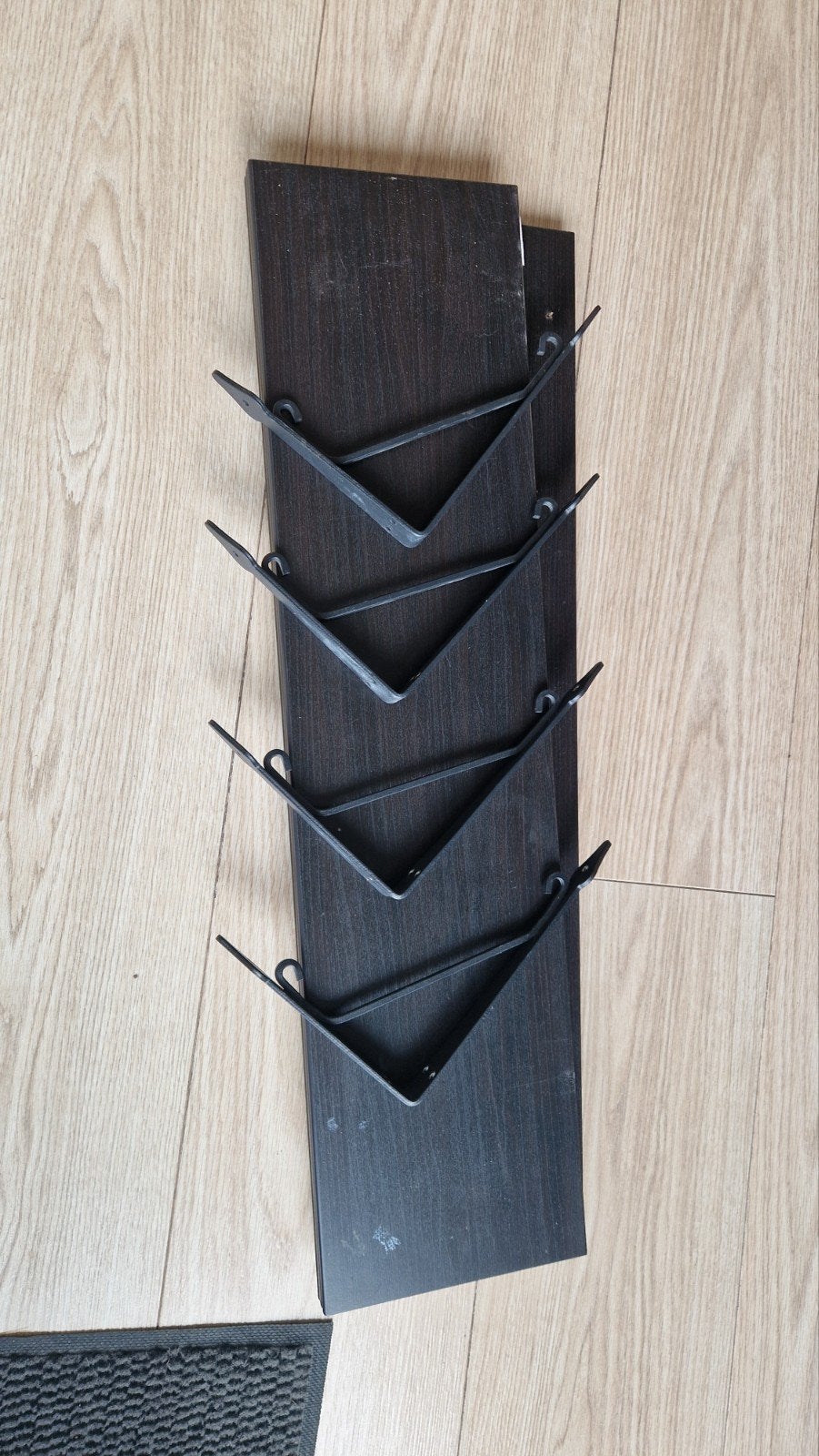 IKEA BERGSHULT planken met KROKSHULT beugels, Ophalen, Gebruikt