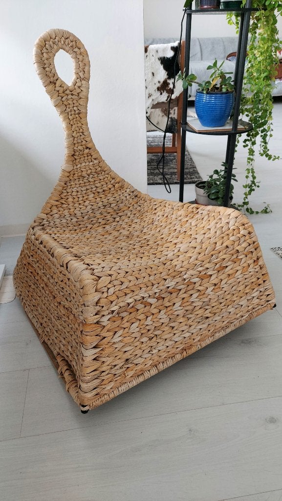 Vintage IKEA PS Gullholmen schommelstoel Maria Vinka, Ophalen, Bruin, Eén, Gebruikt