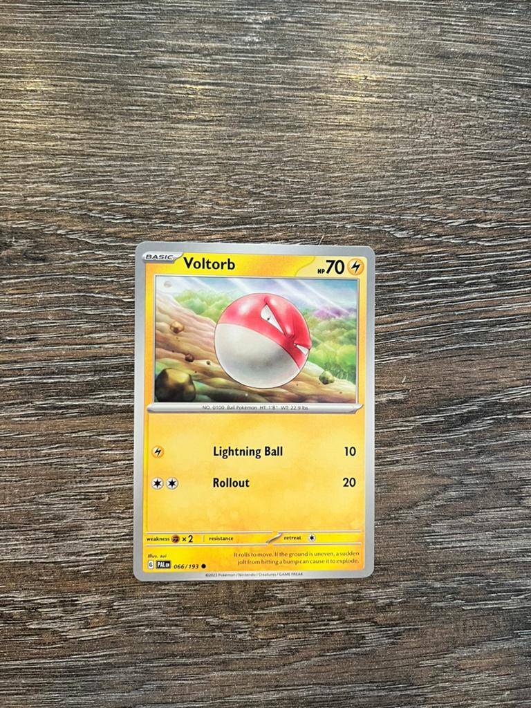 Voltorb PAL 066/193, Hobby en Vrije tijd, Verzamelkaartspellen | Pokémon, Ophalen of Verzenden, Zo goed als nieuw