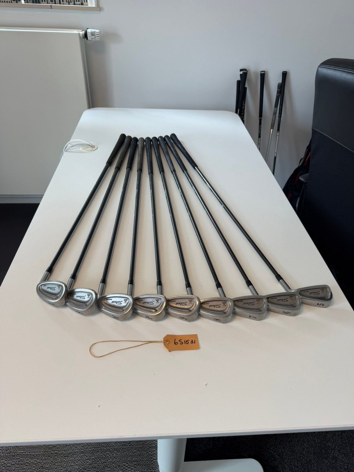 Titleist ijzerset - LW-5 - testen ok! A flex - 6S1531, Overige merken, Set, Gebruikt, -