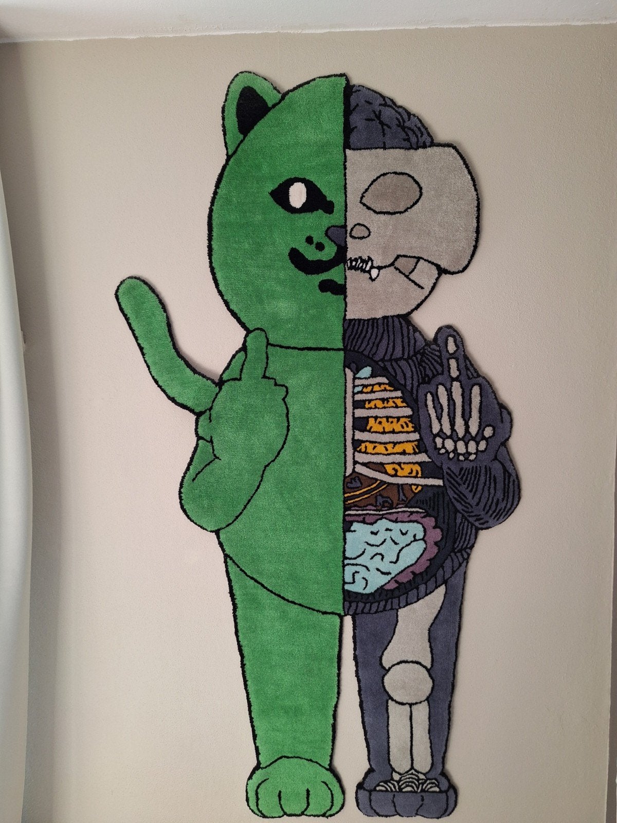 Ripndip nermal anatomy kleed, Ophalen, Zo goed als nieuw, Rechthoekig, 150 tot 200 cm