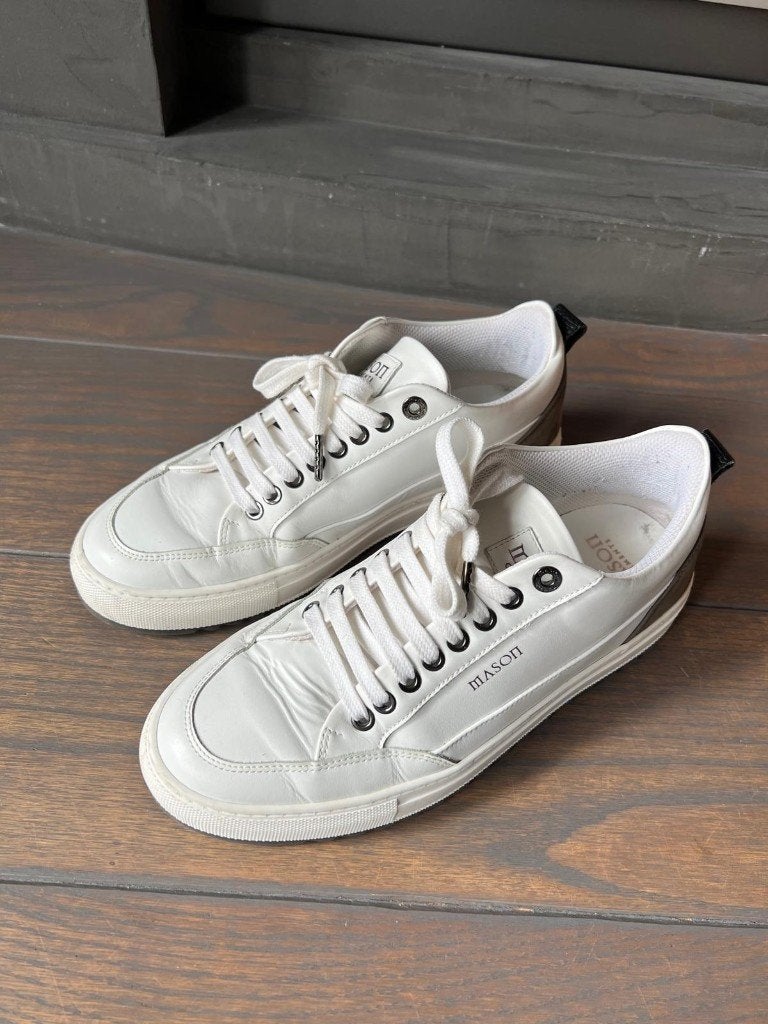 Mason Garments heren sneakers wit – maat 43, Wit, Ophalen of Verzenden, Mason Garments, Sneakers of Gympen