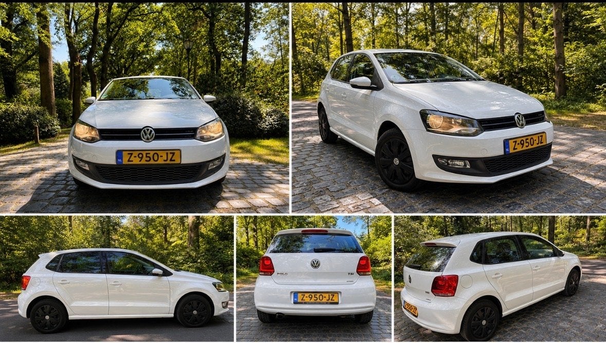 Volkswagen Polo 1.2 TSI 66KW 2014 Wit, Auto's, Voorwielaandrijving, 40 €/maand, 4 cilinders, Wit