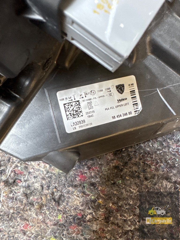 Peugeot 3008 Dagrijverlichting, links 2024 9845434680, Taurusavenue 1
2132 LS  Hoofddorp, NL, Gebruikt, Contact.group@renault.com