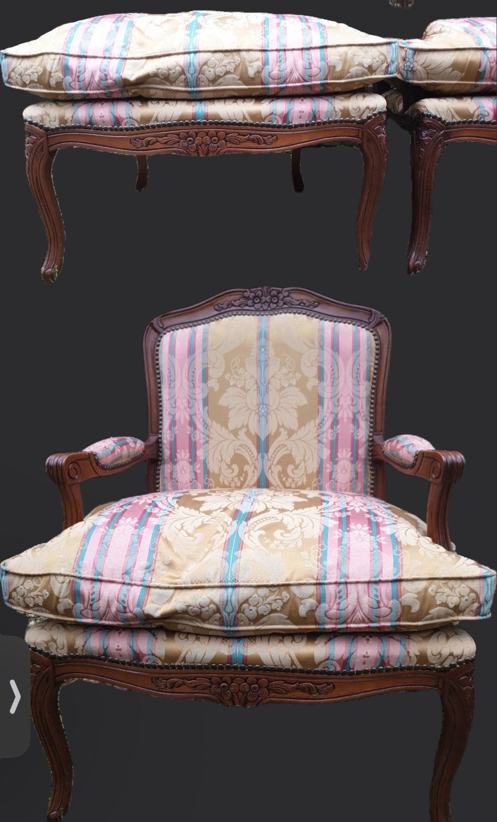 Set van 2 Lodewijk fauteuils - Klassiek en Elegant, Ophalen of Verzenden