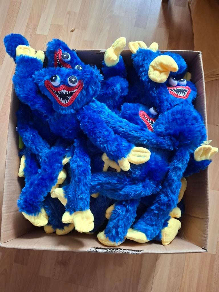Huggy Wuggy Knuffel Poppy Playtime - Nieuw in doos, Met doos, Overige merken, Overige karakters, Overige typen