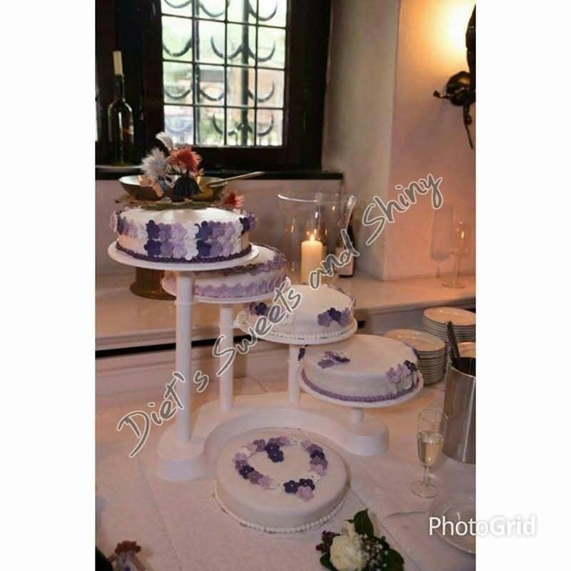Elegante Taartstandaard voor Feestelijke Gelegenheden, Ophalen of Verzenden, Zo goed als nieuw, Taarten of Cupcakes, Serveervorm