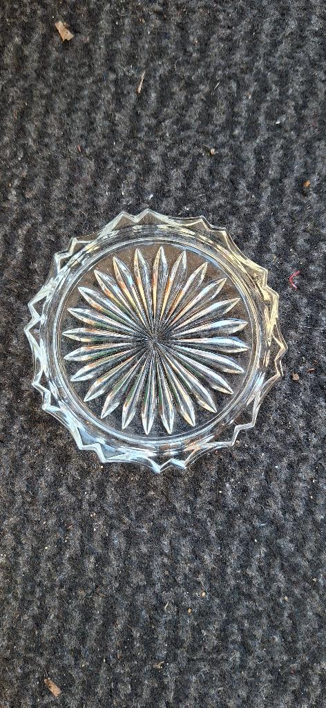 Kristallen onderzetters, Antiek en Kunst, Antiek | Glas en Kristal, Ophalen of Verzenden