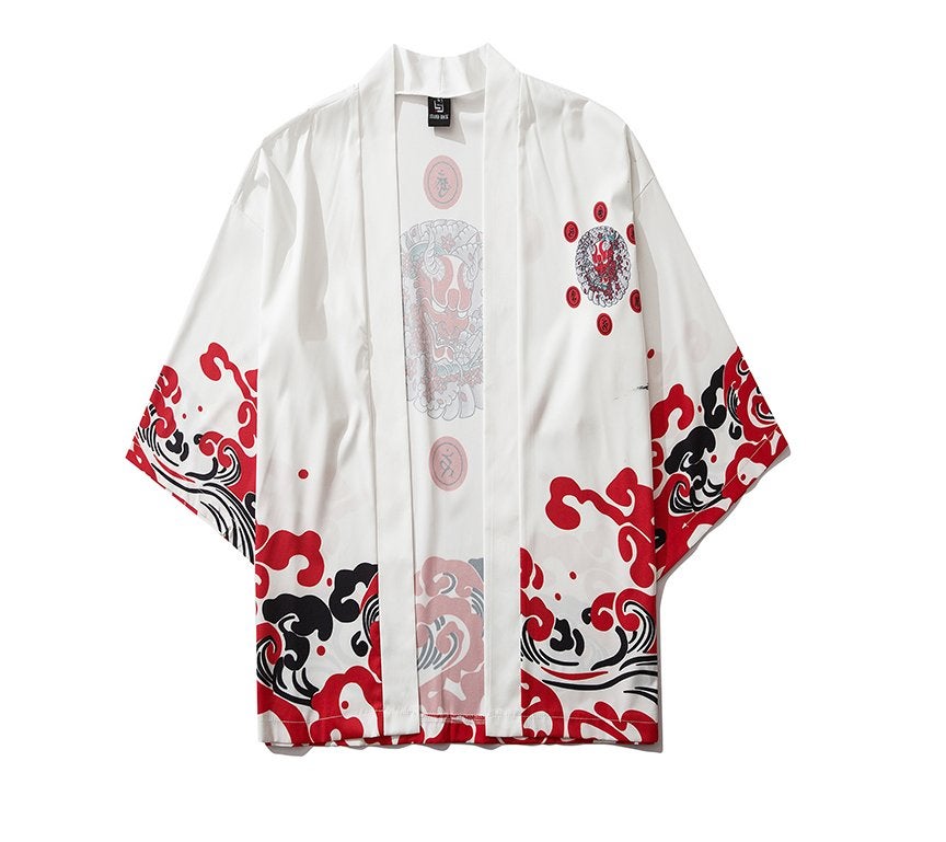 Japans shirt 002 (kimono dames heren traditioneel yukata), Verzenden, Nieuw, Overige maten, Meerkleurig