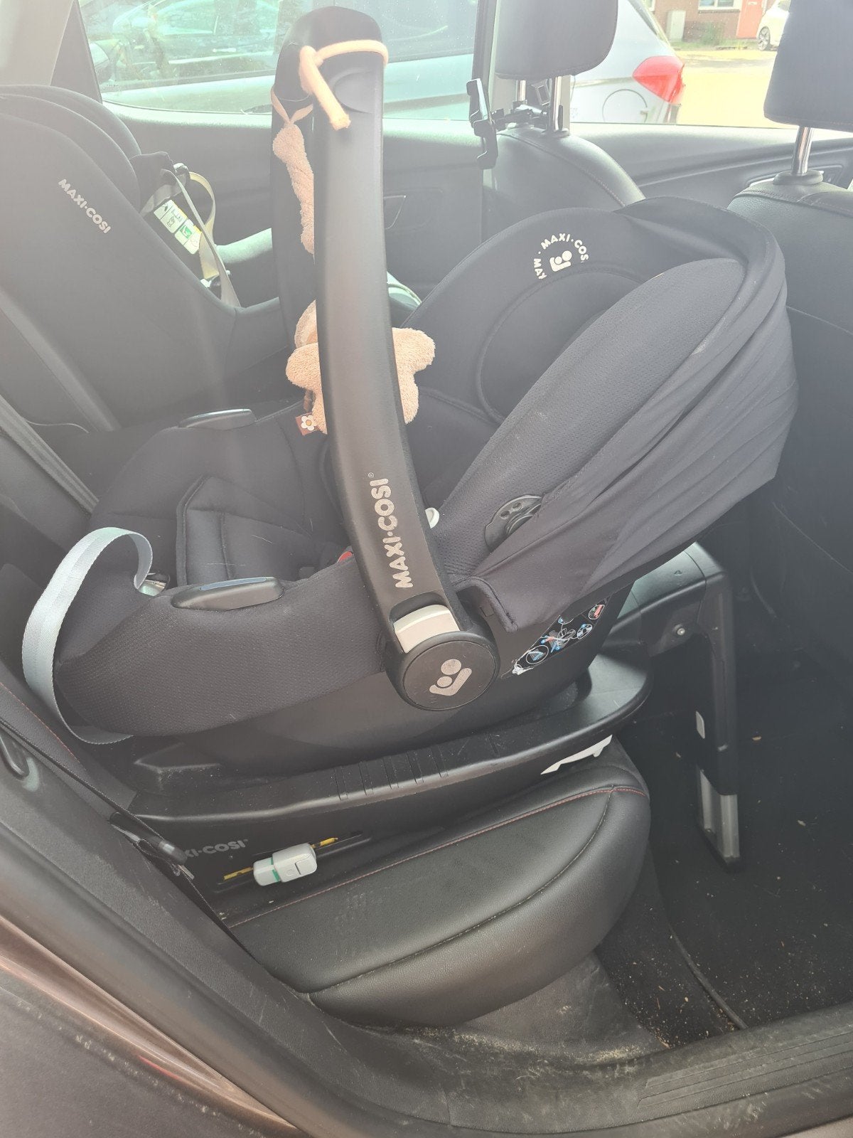 Maxi-Cosi autostoel Tinca met Isofix base, Ophalen, Gebruikt, Zijbescherming, Isofix