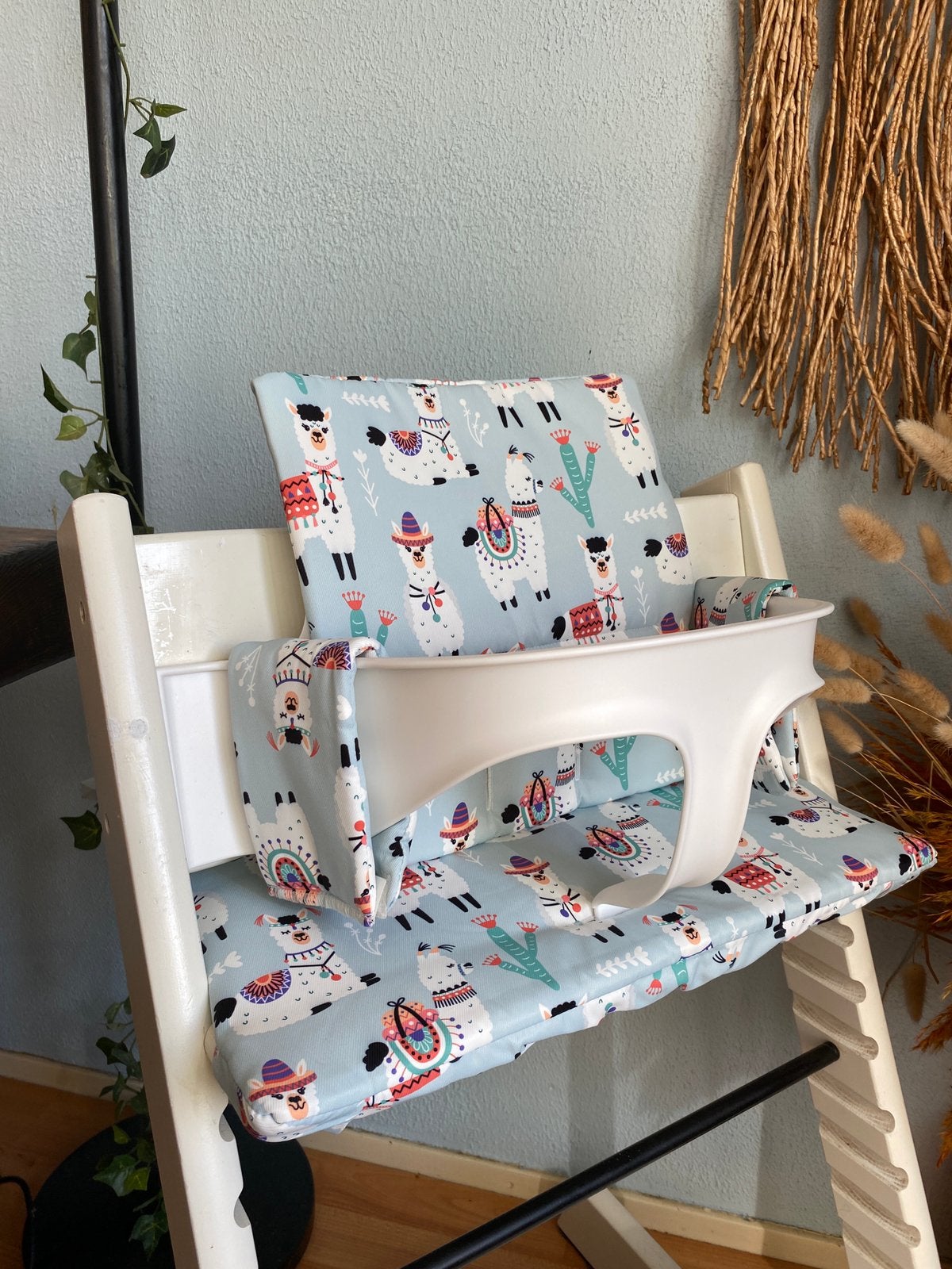 Lama kussens geschikt voor tripp trapp kinderstoel stokke, Ophalen of Verzenden, Zo goed als nieuw, Meegroeistoel, Stoelverkleiner