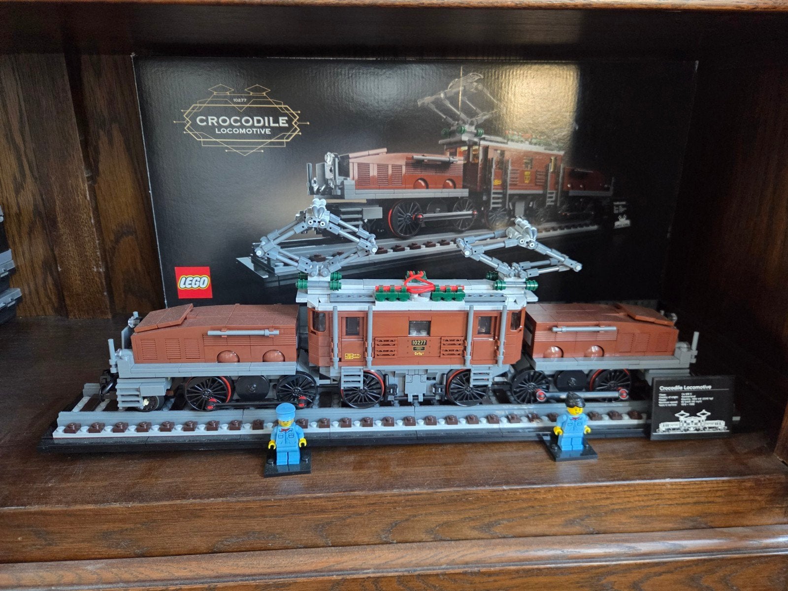 LEGO Icons Crocodile Locomotive (10277) – Compleet, Verzenden, Zo goed als nieuw