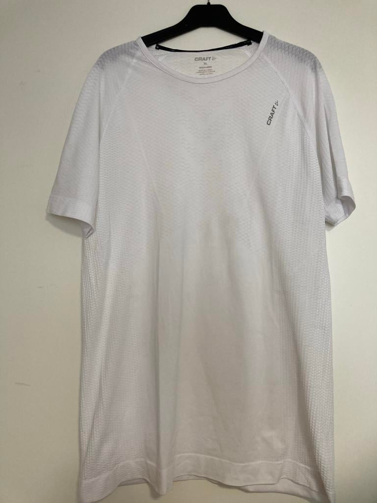 Craft sportshirt wit maat XL, Kleding | Heren, Sportkleding, Wit, Maat 56/58 (XL), Ophalen of Verzenden, Zo goed als nieuw