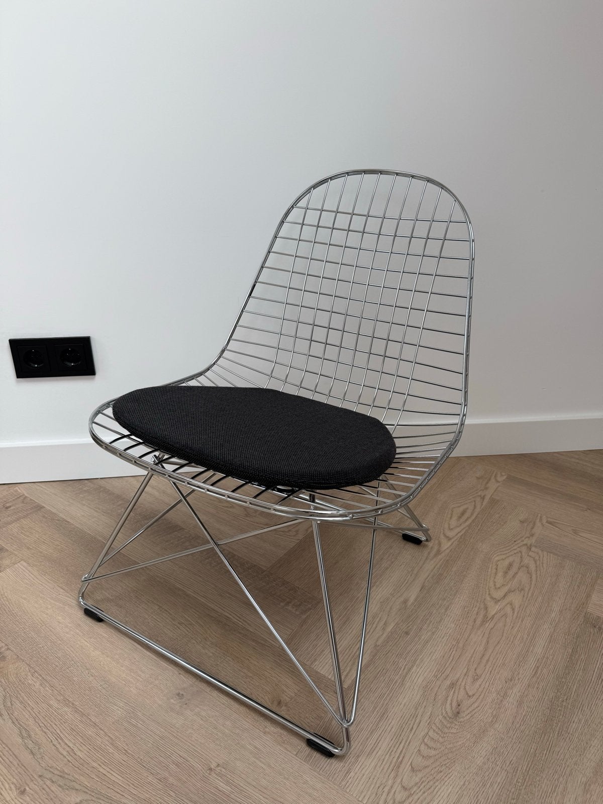Vitra LKR Wire Chair - Zo goed als nieuw, Ophalen, Zwart, Zo goed als nieuw, Metaal