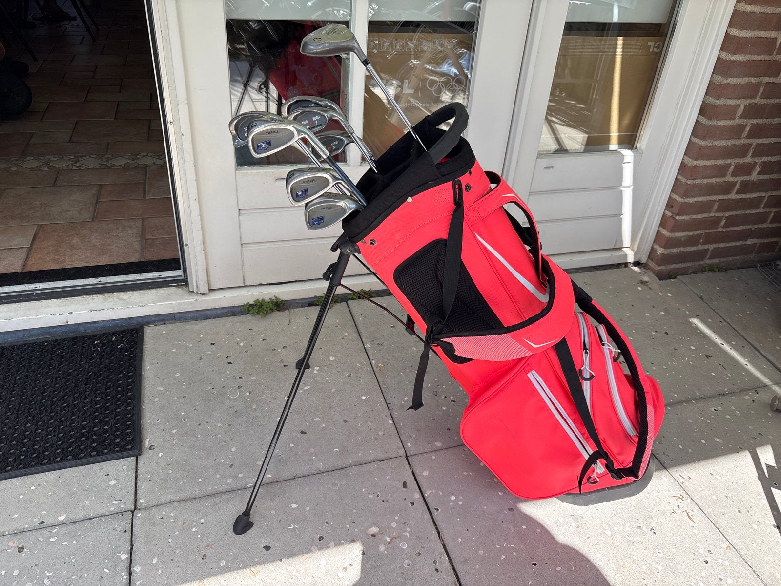 Complete golfset met tas - Inesis en Tour Model, Ophalen, Gebruikt, Set, Overige merken
