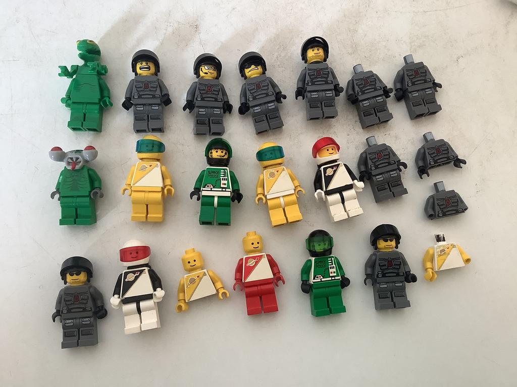 Lego space poppetjes, Ophalen of Verzenden, Gebruikt, Losse stenen, Lego