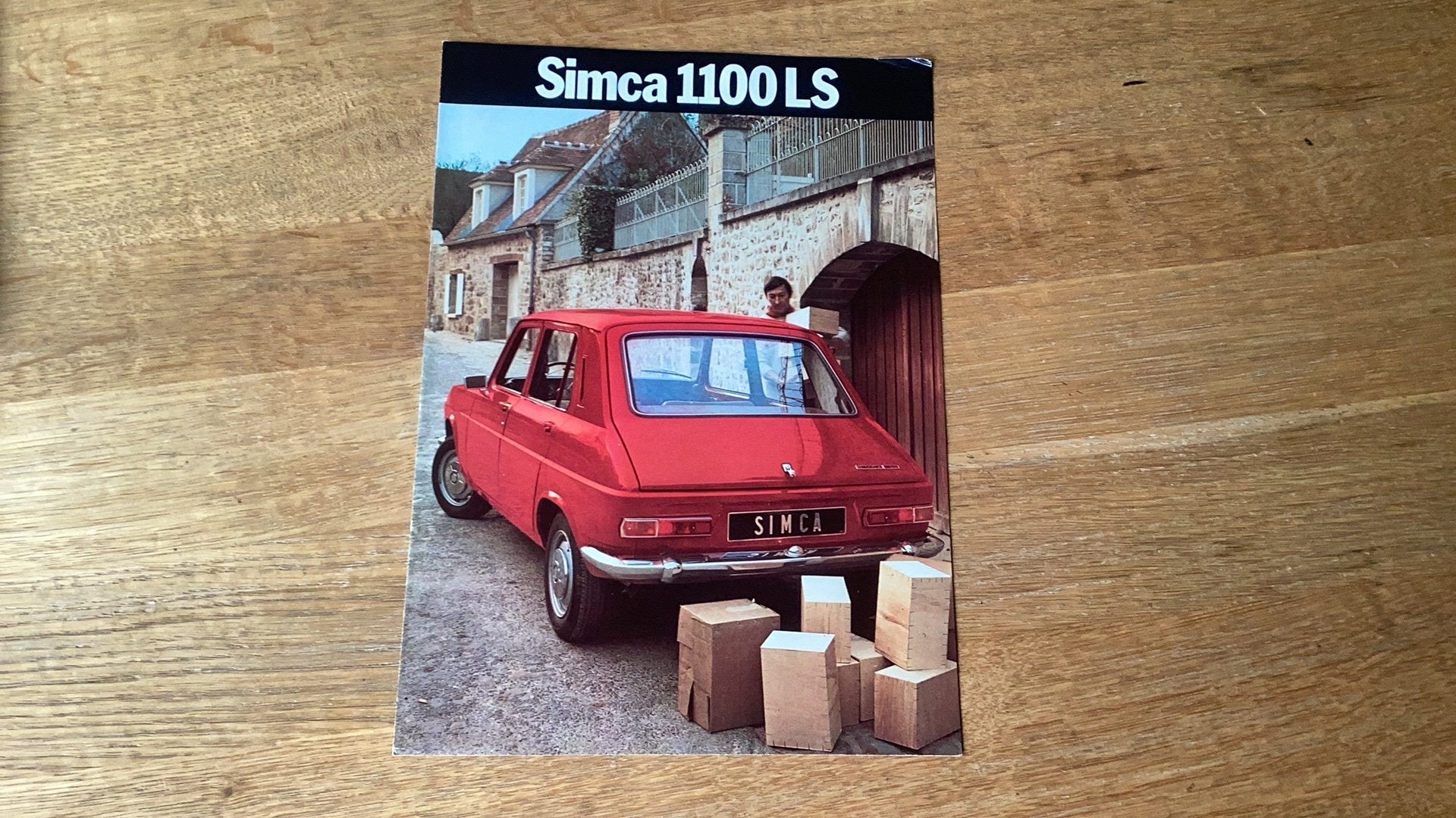 Simca 1100 LS brochure, Ophalen of Verzenden, Zo goed als nieuw, Overige merken