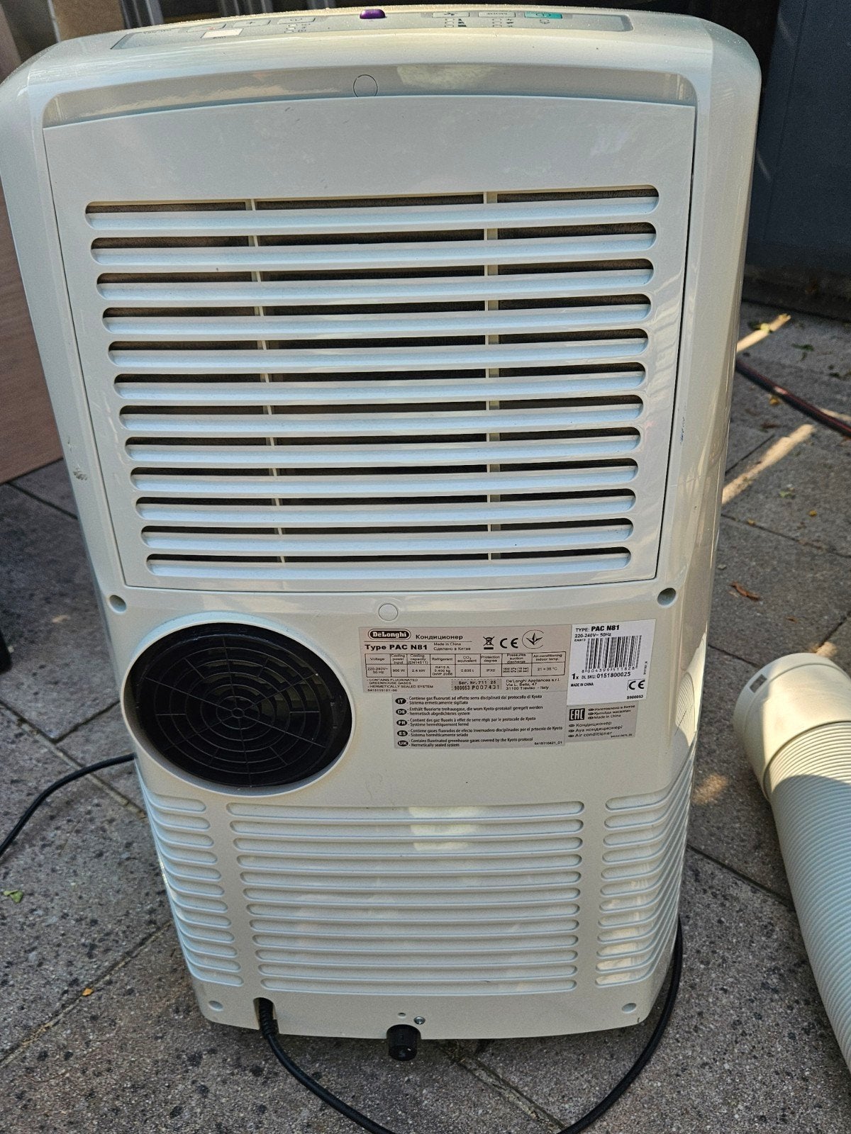 Delonghi Mobiele Airco PAC N81 - Koelen en Ontvochtigen, Ophalen, Gebruikt, Timer, 3 snelheden of meer