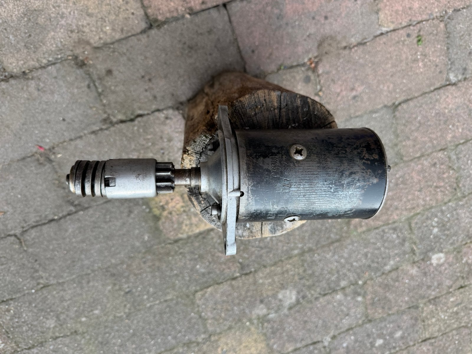Classic mini Lucas startmotor, Ophalen of Verzenden, Gebruikt, Rover