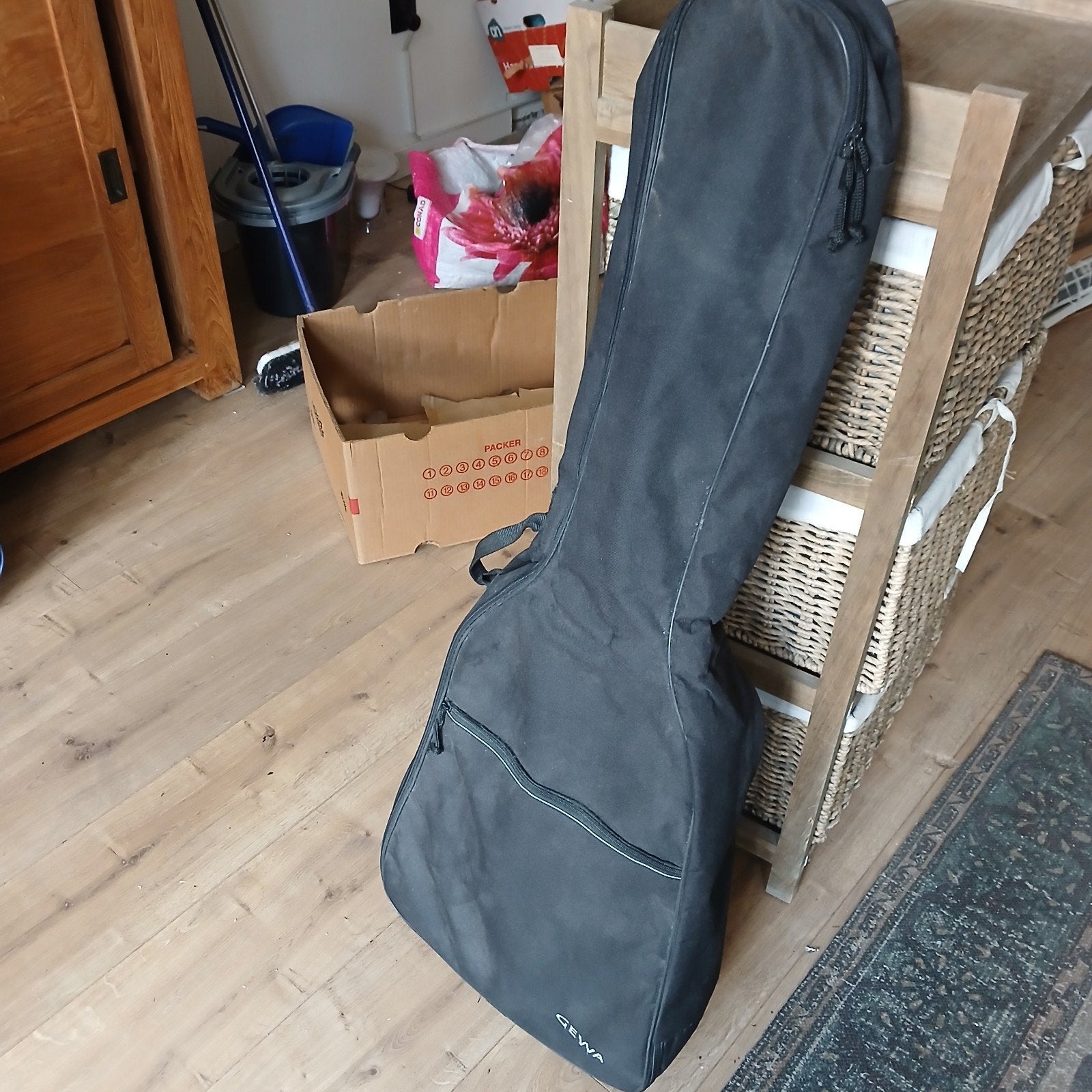 Slagg akoestische gitaar met hoes, Ophalen, Zo goed als nieuw