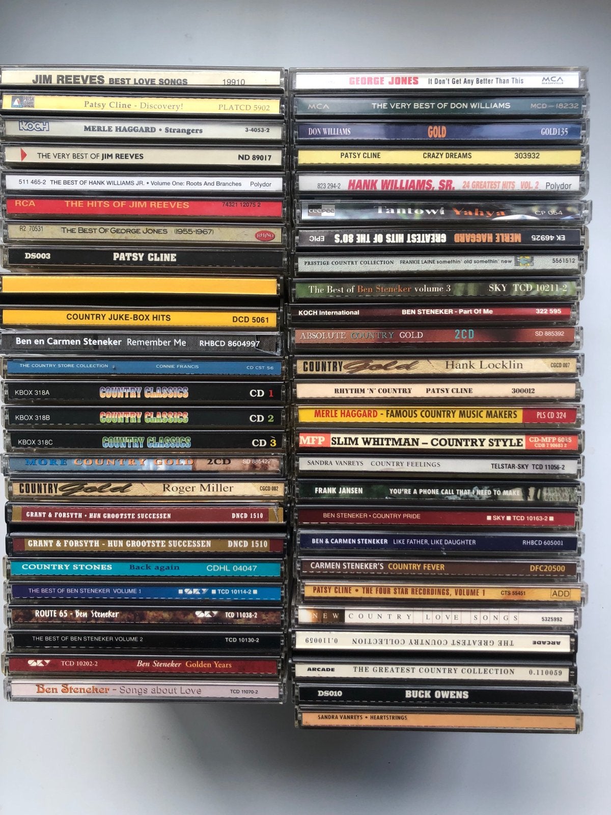 Grote collectie Country CD's - Diverse artiesten, Cd's en Dvd's, Ophalen, Verzamelalbum, Americana, Gebruikt