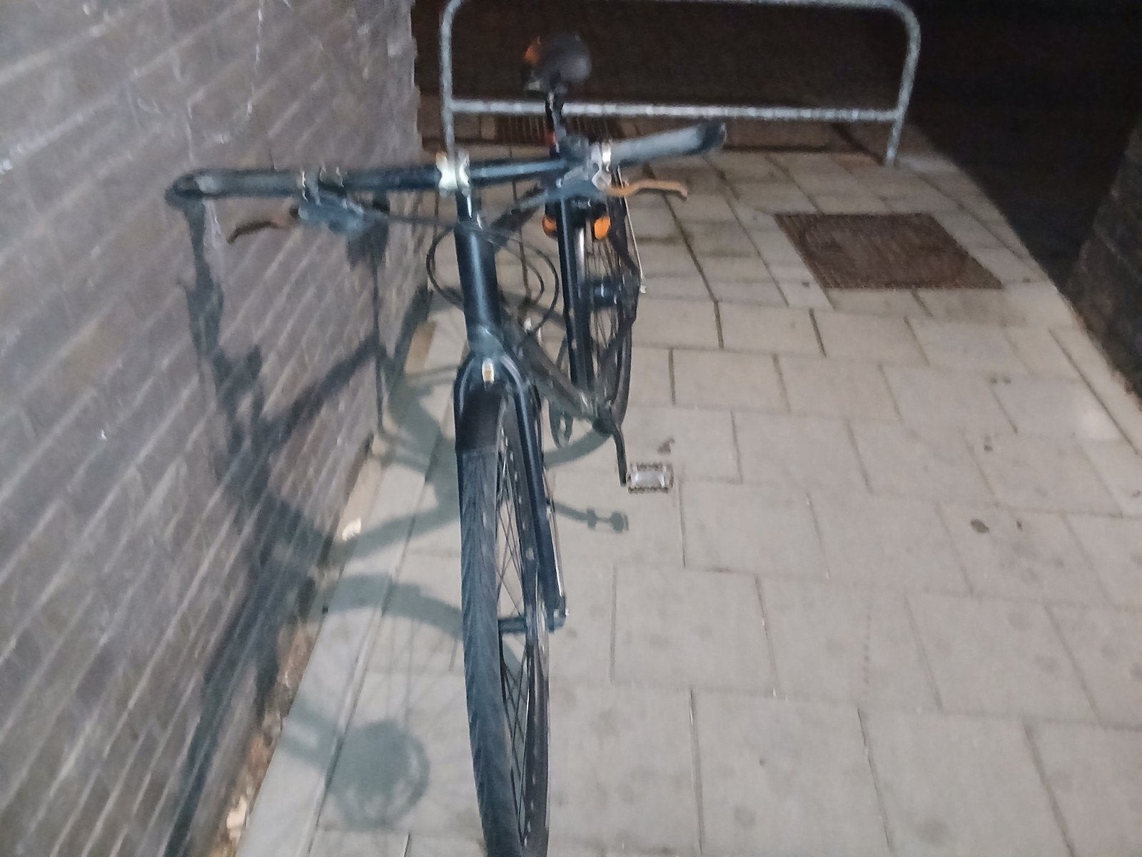 Zwarte herenfiets - Gebruikt maar in goede staat, Ophalen, Gebruikt, Schijfrem, Overige merken