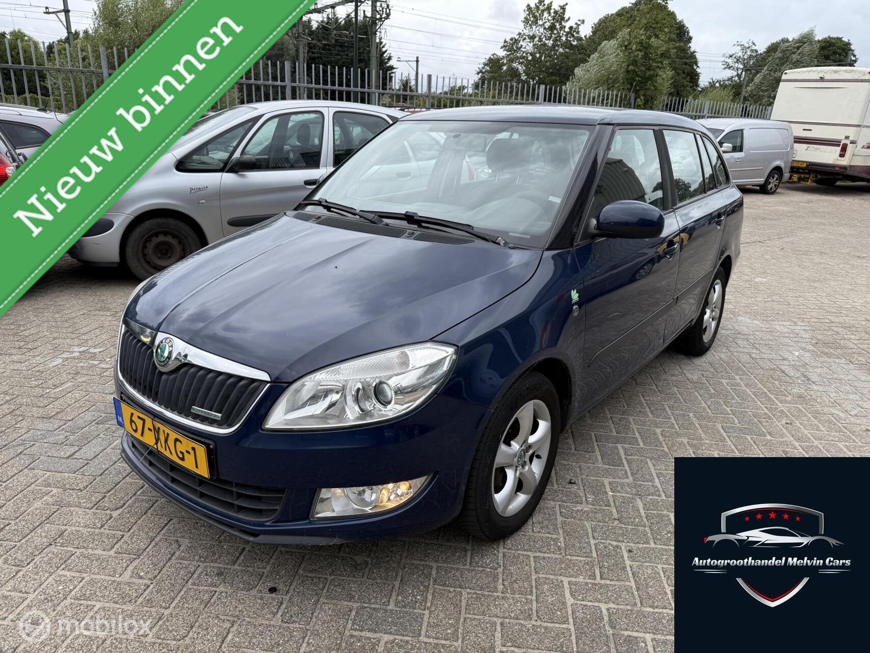 Skoda Fabia Combi 1.2 TDI Greenline Airco EXPORTPRIJS, Auto's, Euro 5, Stof, Zwart, 1199 cc