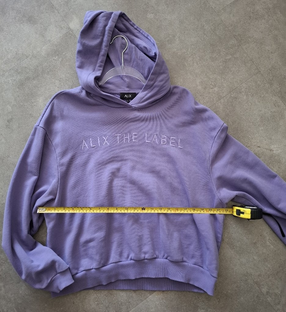 Alix the Label sweater/hoodie, Kleding | Dames, Alix the label, Paars, Maat 42/44 (L), Ophalen of Verzenden