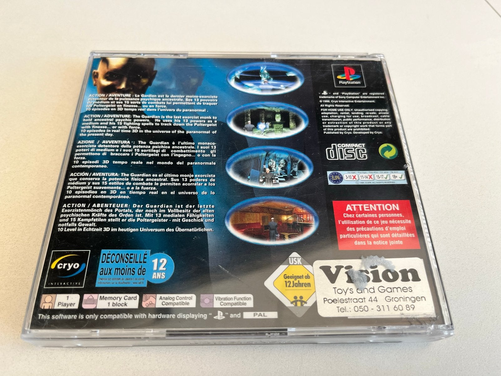 The Guardian of Darkness - PlayStation 1 (PS1) - Compleet, Avontuur en Actie, S, 1 speler, Ophalen of Verzenden