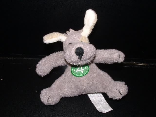 HAPPY HORSE HOND MR D MINI BADSTOF GRIJS MET GROEN, Kinderen en Baby's, Speelgoed | Knuffels en Pluche, Ophalen of Verzenden, Nieuw