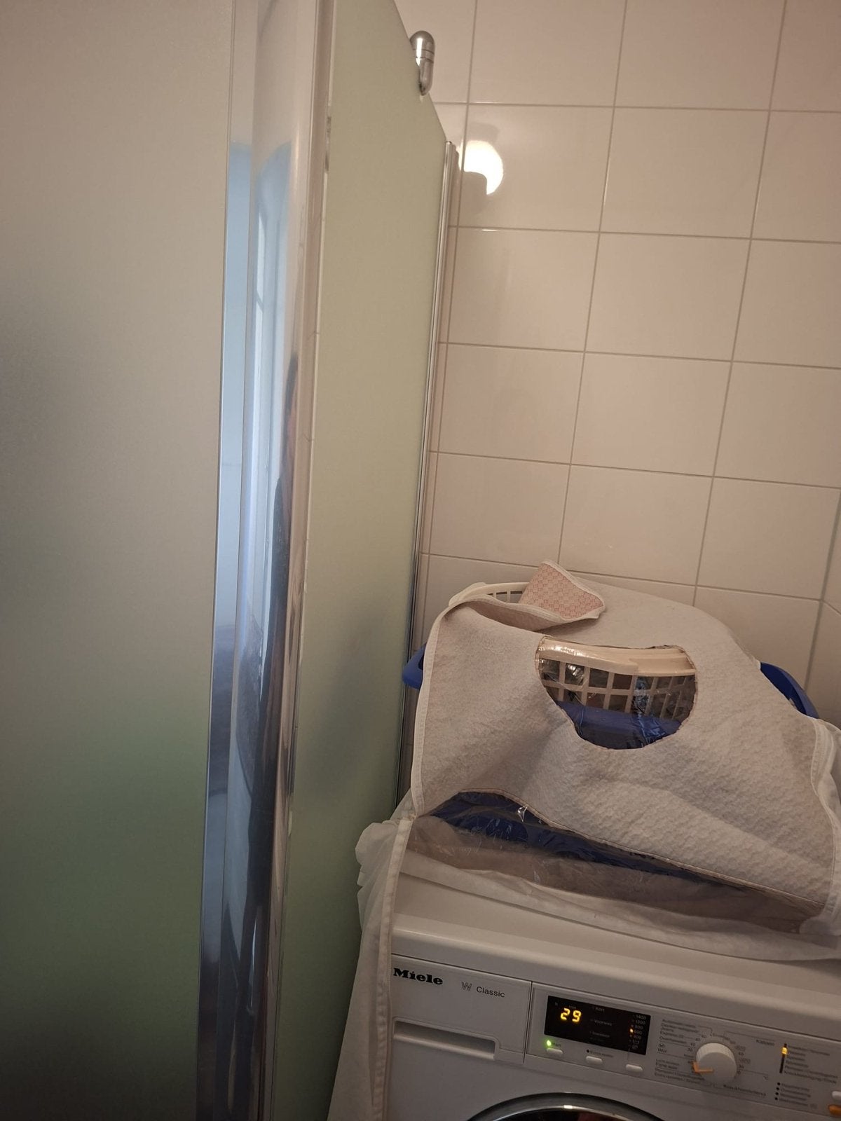 Glazen douchecabine 100x80 cm, Ophalen of Verzenden, Gebruikt, Glas, Douche