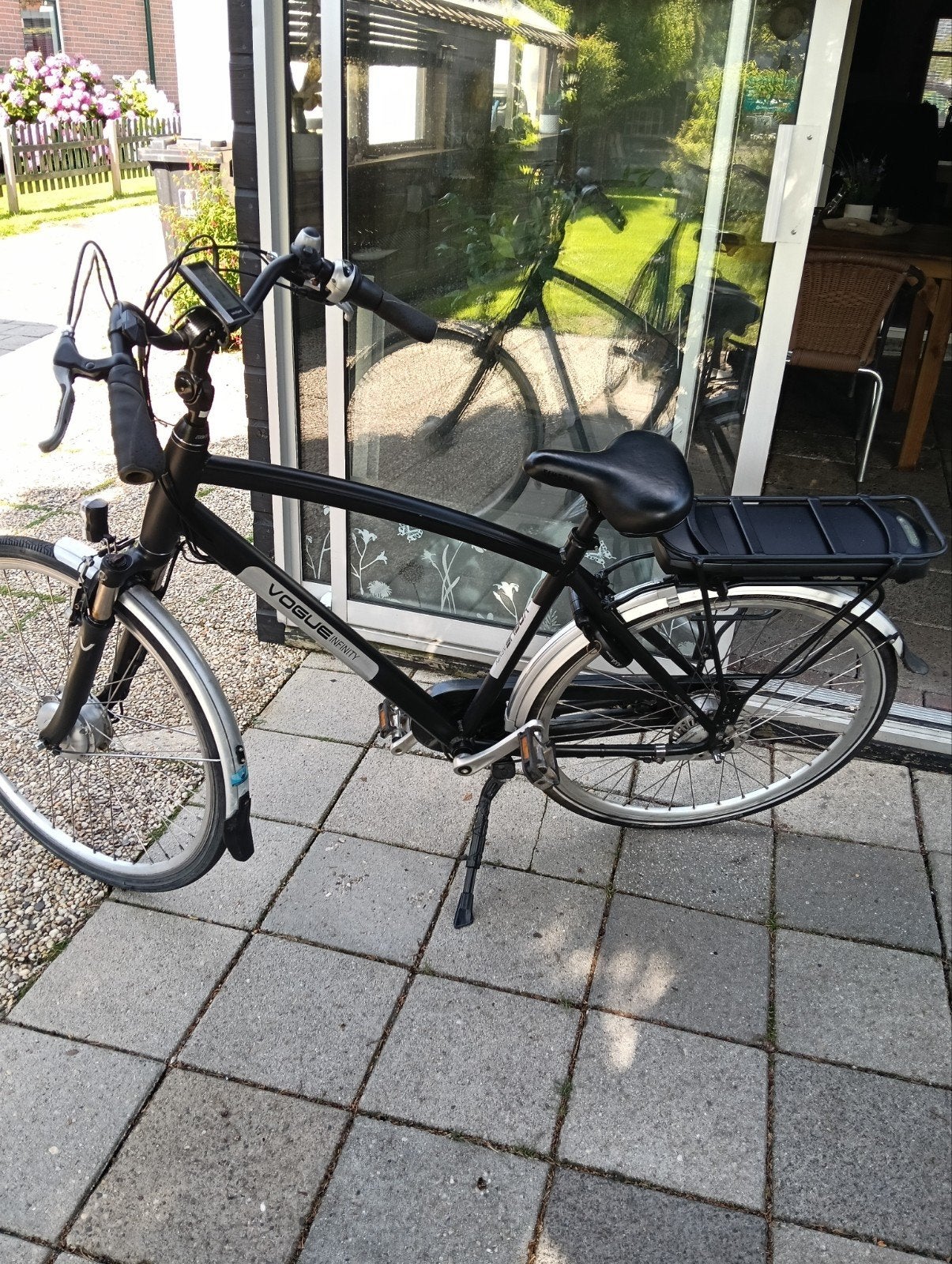 Vogue infinity electrische heren fiets, Fietsen en Brommers, Elektrische fietsen, 47 tot 51 cm, Ophalen of Verzenden, Zo goed als nieuw