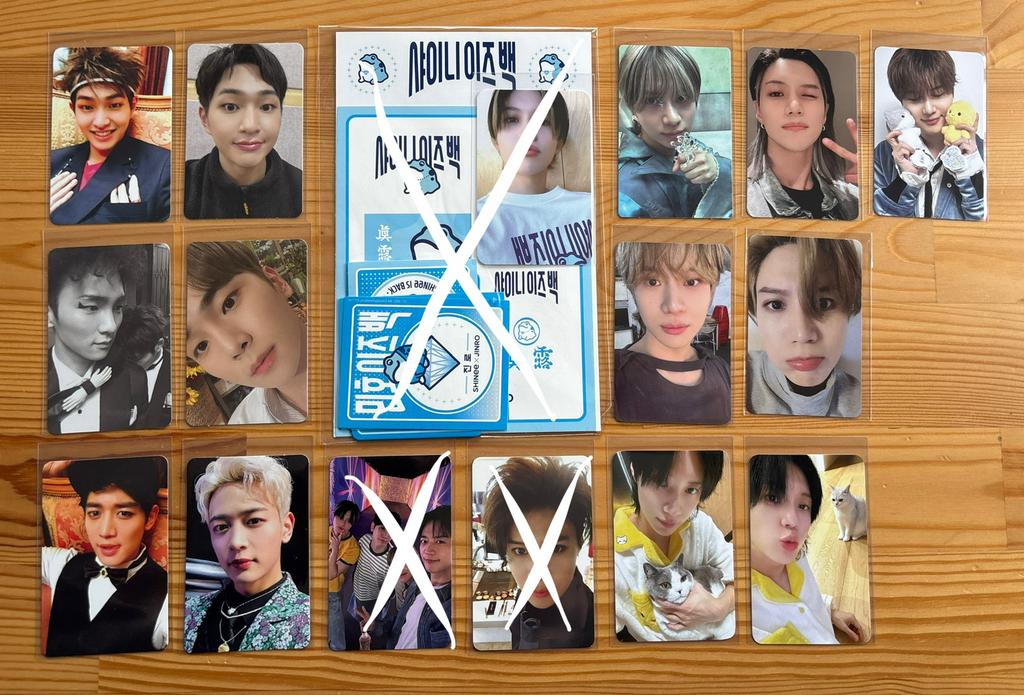 SHINEE TAEMIN MINHO KEY ONEW PHOTOCARD KPOP, Verzenden, Zo goed als nieuw, Foto of Kaart