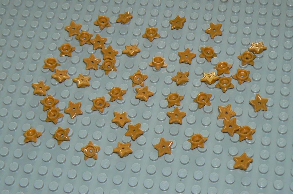L041 50 Bloemblaadjes goud, Ophalen of Verzenden, Nieuw, Losse stenen, Lego