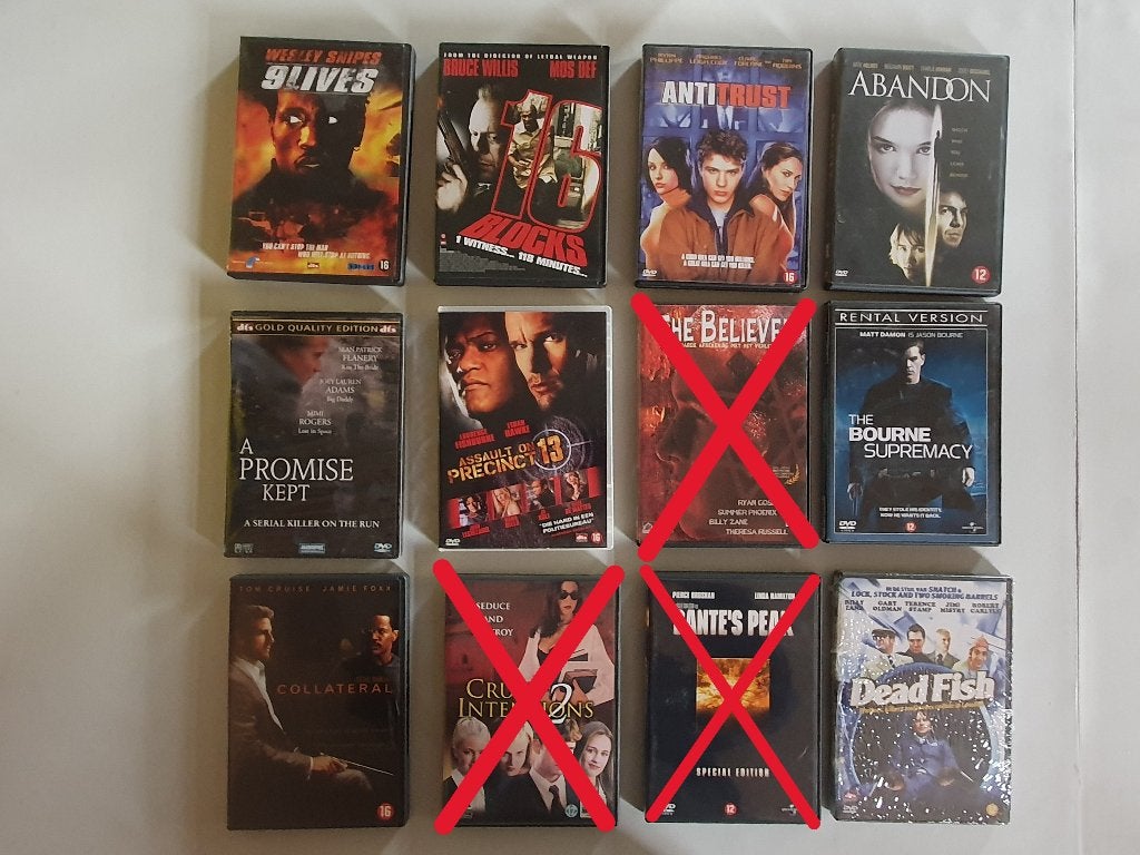 Horror/Thriller/Actie/Drama DVD's, Alle leeftijden, Ophalen of Verzenden, Gebruikt, Actiethriller