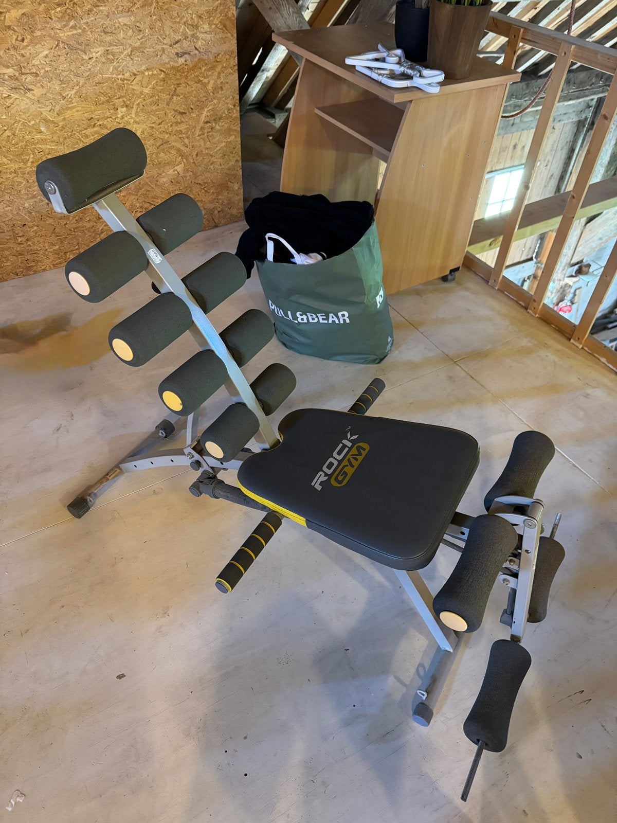 Buikspiertrainer Rock Gym, Ophalen, Krachtstation, Armen, Zo goed als nieuw