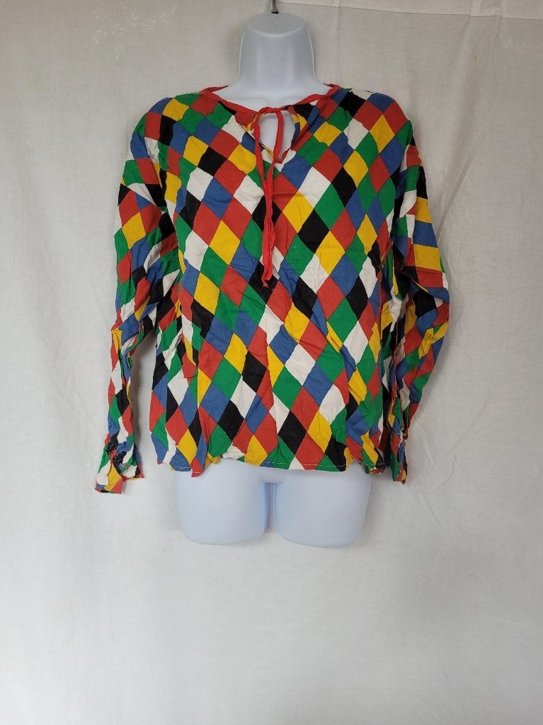 Grappig clowns shirt mt 164 - Carnaval, 158 t/m 164, ., Jongen of Meisje, Ophalen of Verzenden
