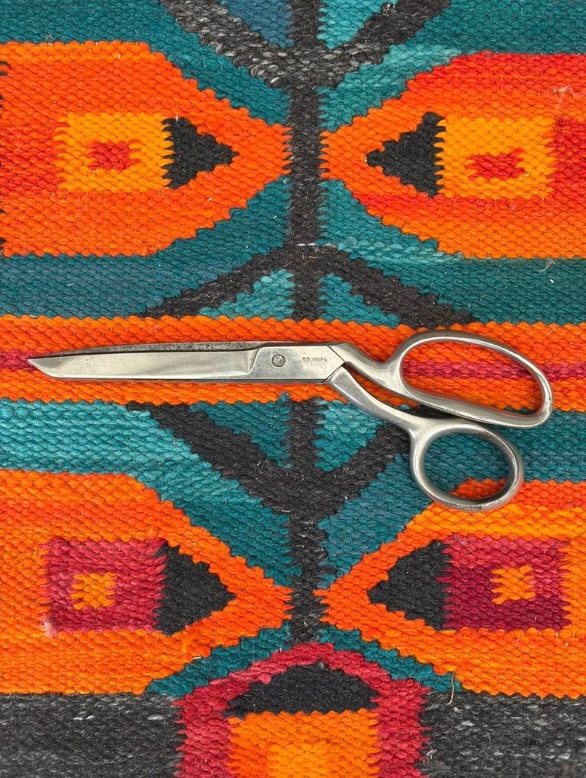 Vintage stalen kleermakersschaar van Solingen, Antiek en Kunst, Ophalen of Verzenden
