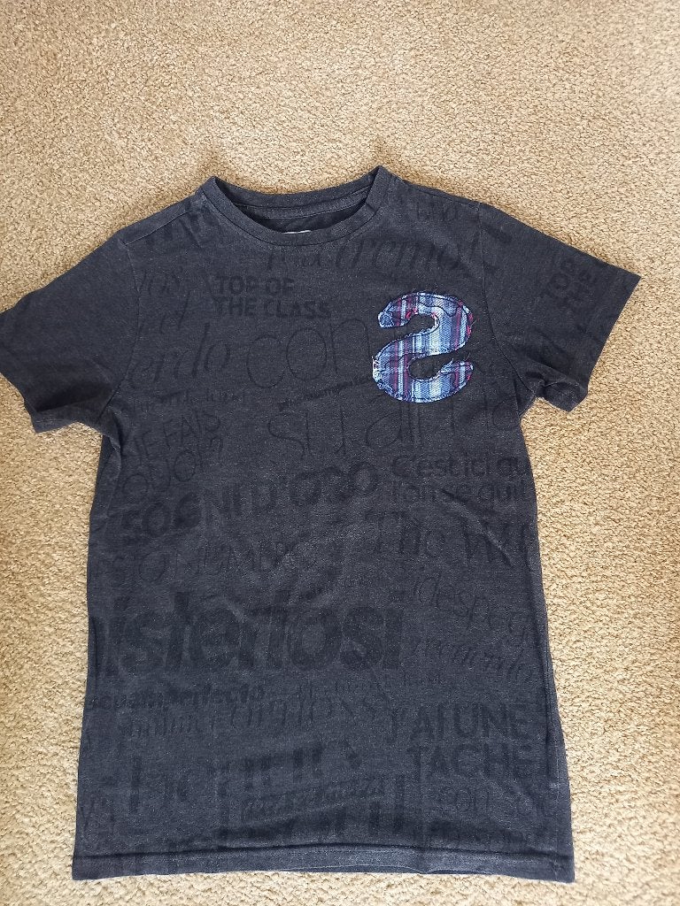 Desigual t-shirt maat 13-14 (164), Desigual, Ophalen of Verzenden, Zo goed als nieuw, Shirt of Longsleeve