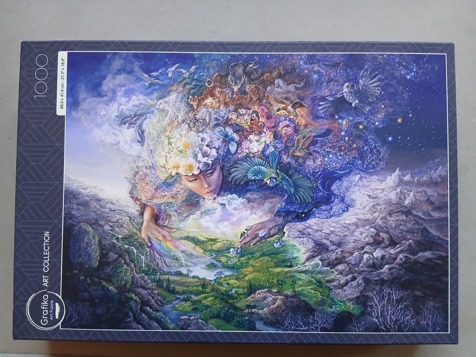 Jospehine Wall 1000 stukjes Breath of Gaia puzzel Grafika, Ophalen of Verzenden, 500 t/m 1500 stukjes, Zo goed als nieuw, Legpuzzel