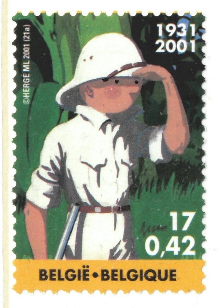 Jaar 2001 Yv 3043 Kuifje in Afrika - 1931-2001., Ophalen of Verzenden, Postfris