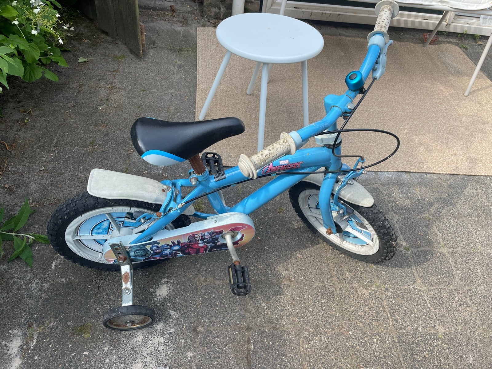 Avengers kinderfiets - opknapper, Ophalen, Zijwieltjes, Gebruikt, Velgrem