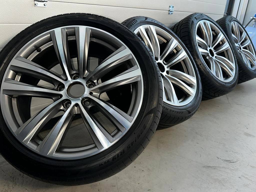Originele 19 inch BMW 3 Serie GT F34 Velgen & Banden set, 19 inch, 255 mm, Banden en Velgen, Ophalen of Verzenden