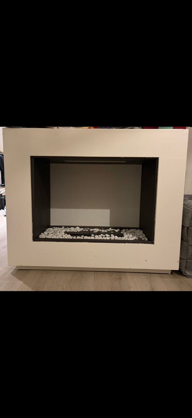 Roomdivider / sfeerhaard (op bio ethanol), Huis en Inrichting, Ophalen, Gebruikt, Vrijstaande haard, Gelhaard