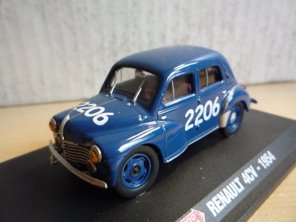Renault 4CV Rally 1000 Miglia Metro models 1:43, Ophalen of Verzenden, Zo goed als nieuw, Auto, Overige merken