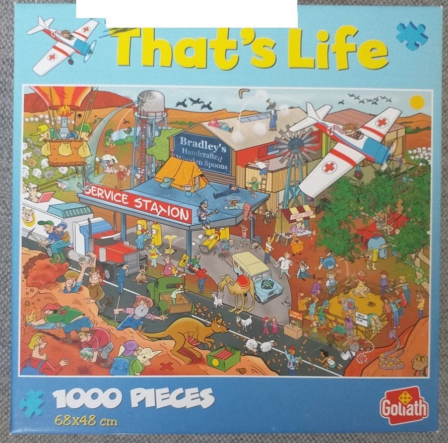 That’s Life puzzels 1000 stukjes merk Goliath vervoer 371422, Ophalen of Verzenden, 500 t/m 1500 stukjes, Zo goed als nieuw